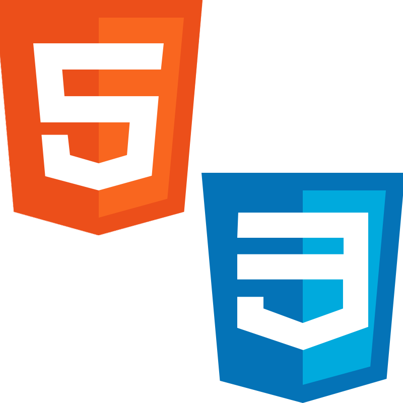 HTML and CSS logo